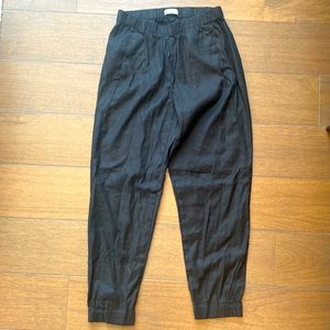Black Aritzia pants (linen/cotton blend)
